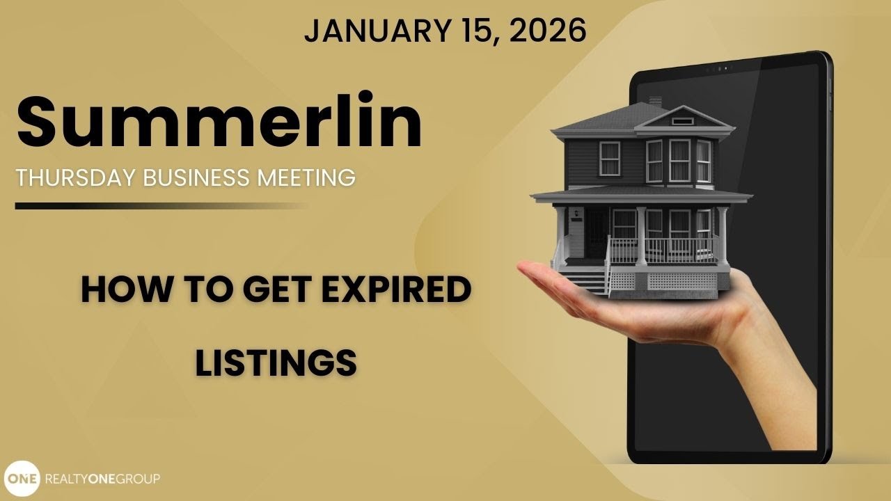 Summerlin Business Meeting January 15, 2026