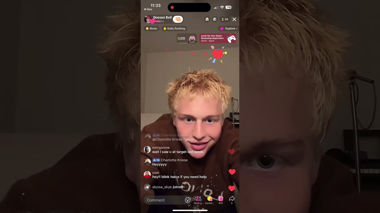 Dossan Bell TikTok live // May 15, 2024