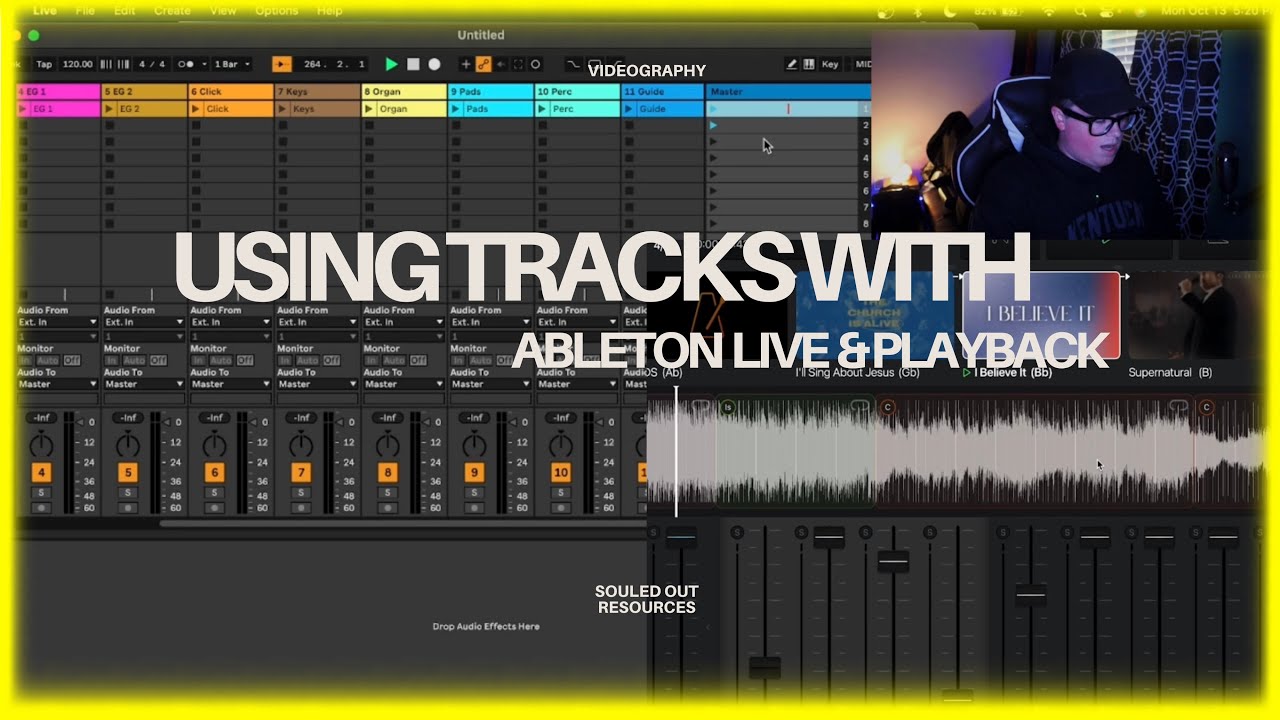 How to use backing tracks in church using Ableton Live and Playback App // Souled Out Resources