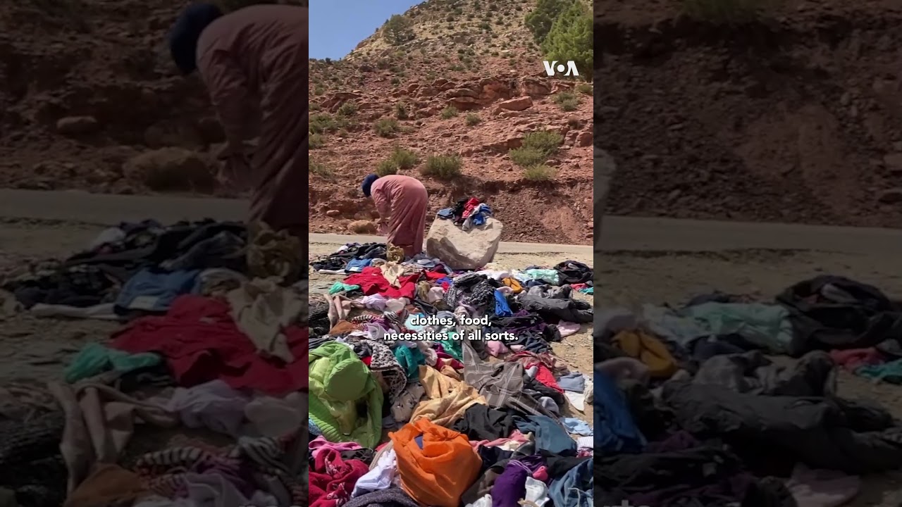 VOA Reports From Morocco on Earthquake Recovery Efforts | VOA News #shorts