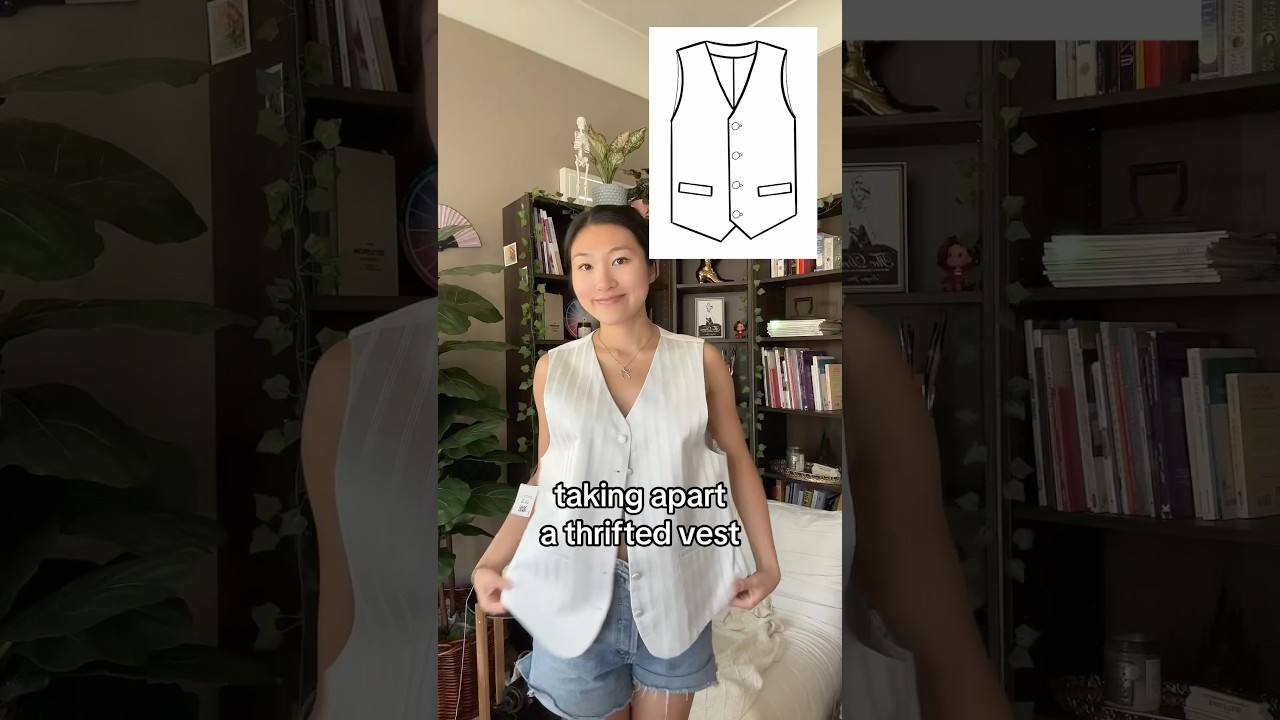 deconstructing clothing - how to put together a vest 