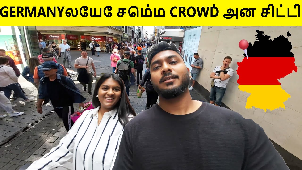 GERMANY Walking Streetல ஒரு WALKING TOUR | COLOGNE GERMANY | JEZZYS VLOG | TAMIL VLOG
