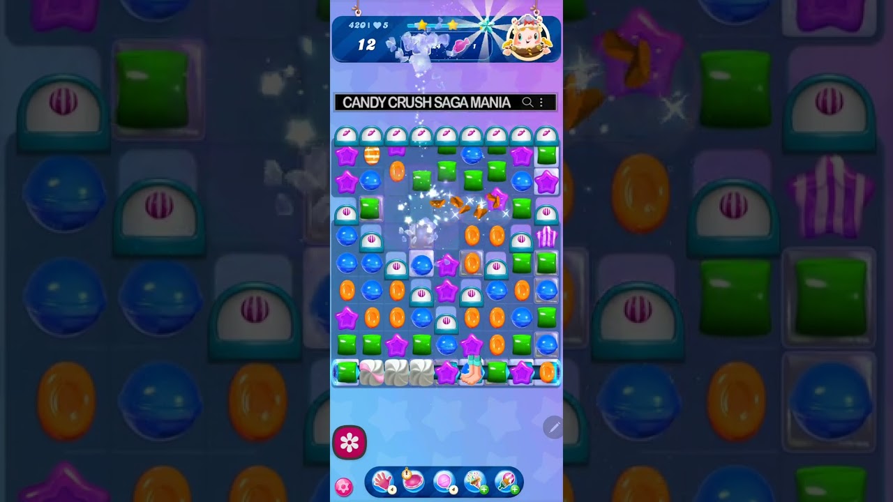 Candy Crush Saga Level 420 NO BOOSTERS ✅🔄 All Star 2024
