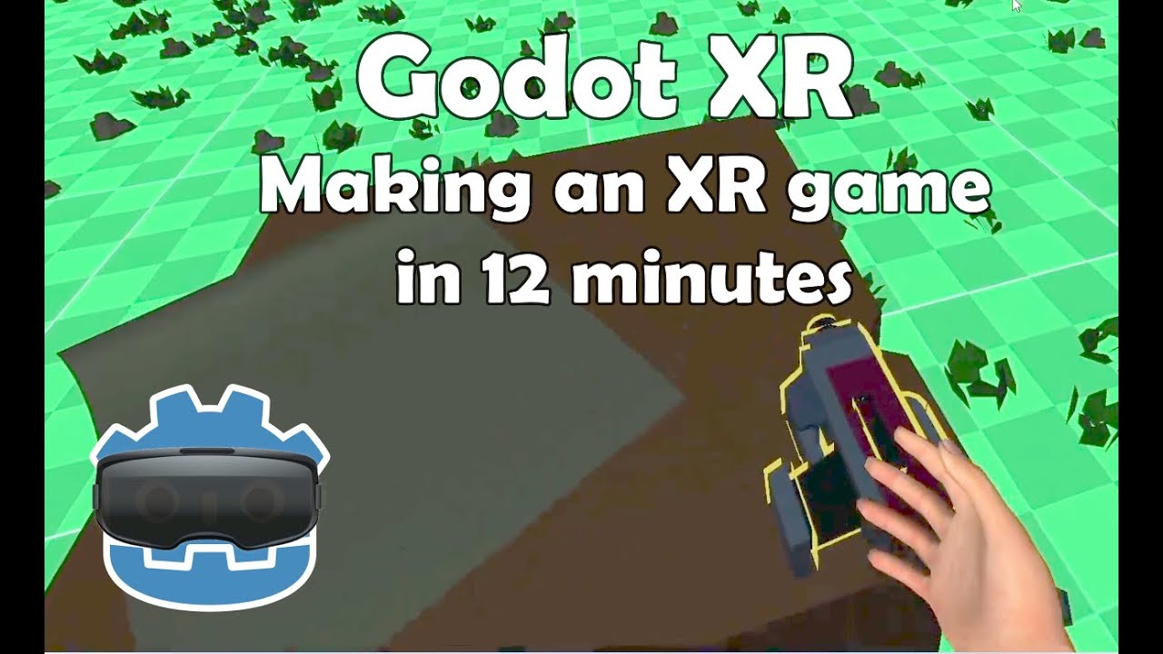 Creating a Godot XR game in 12 minutes.