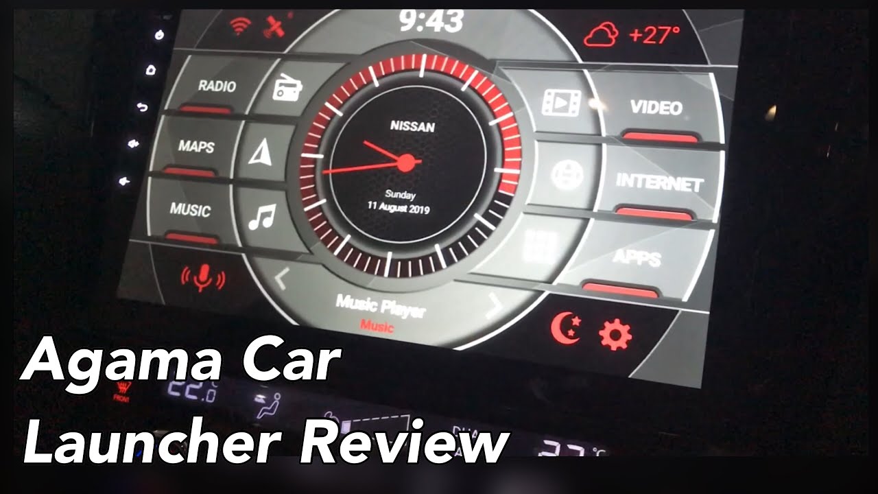 Лучший автомобильный лаунчер для автомобильной магнитолы Android — Agama Car Launcher