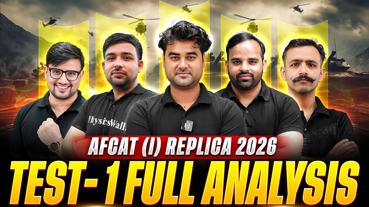 AFCAT 1 Replica 2026 Test 1 Analysis for AFCAT 1 2026 | AFCAT 1, 2026 Exam Analysis | AFCAT Exam 🔥✈️