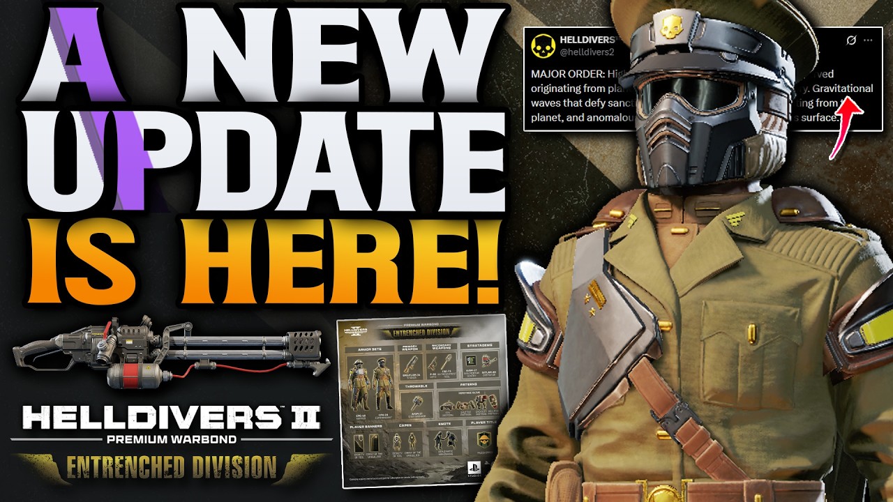 🔴Helldivers 2 New Warbond! New Update! New Content!