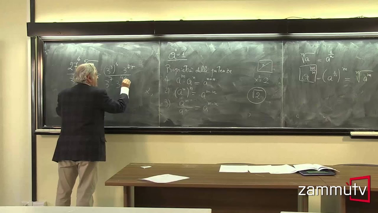 Corso zero di matematica (lezione 7) - Potenze e radicali