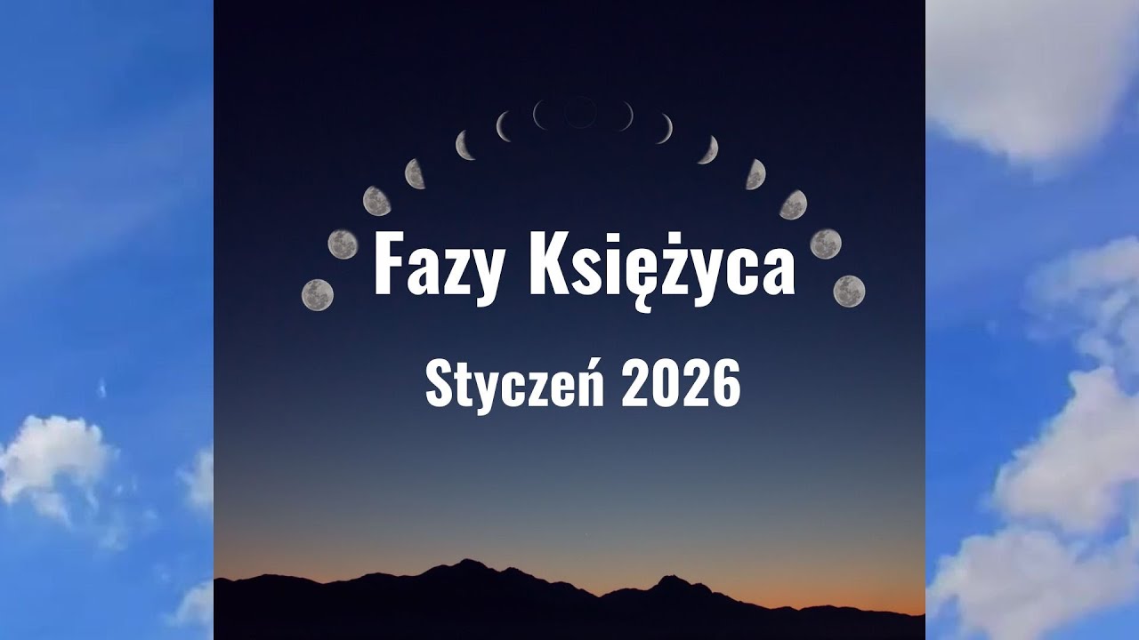 Fazy Księżyca styczeń 2026