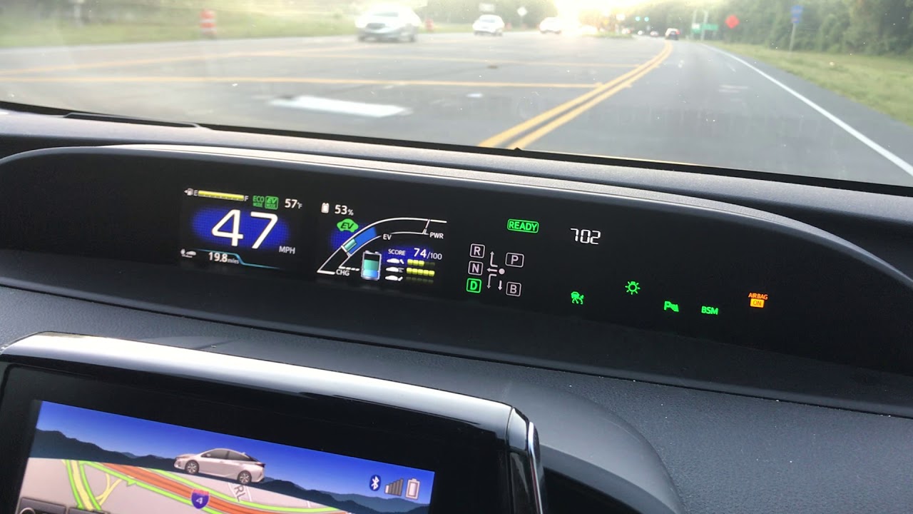 Prius Prime.  How to get max electric miles,  Part 2
