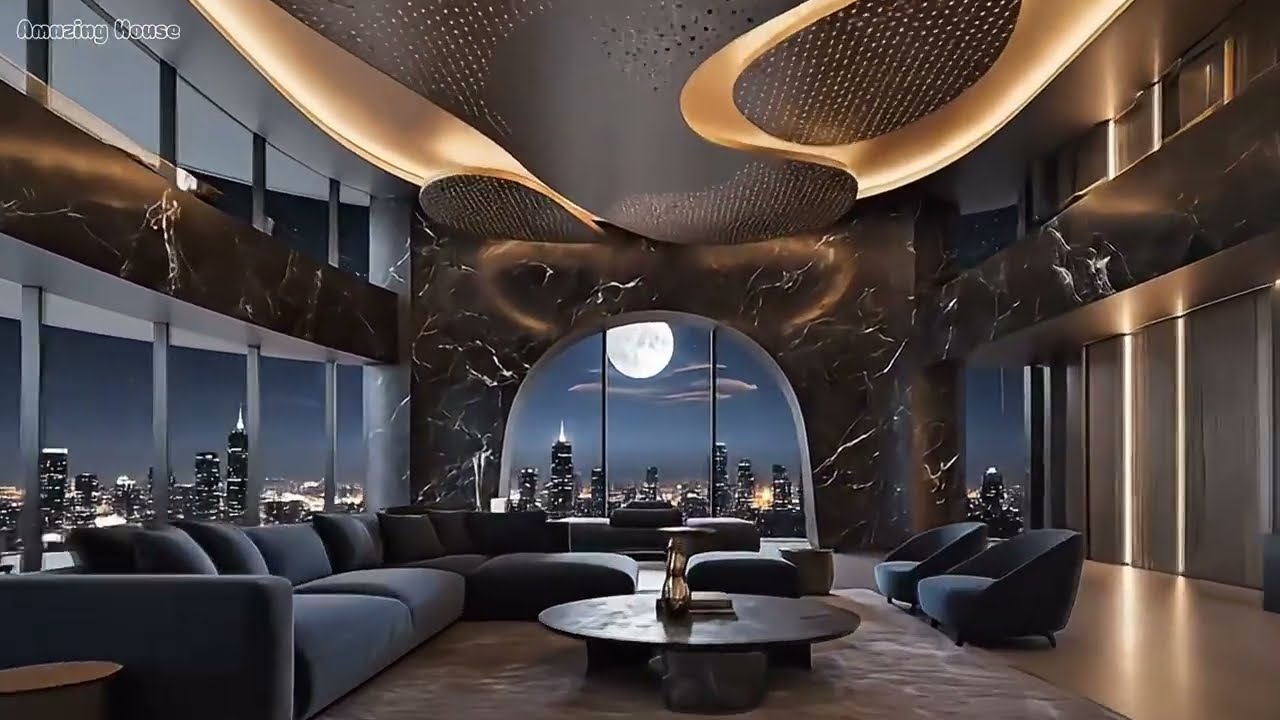 Inside an Ultra-Luxury Organic Futuristic Mansion | Modern Architectural Masterpiece