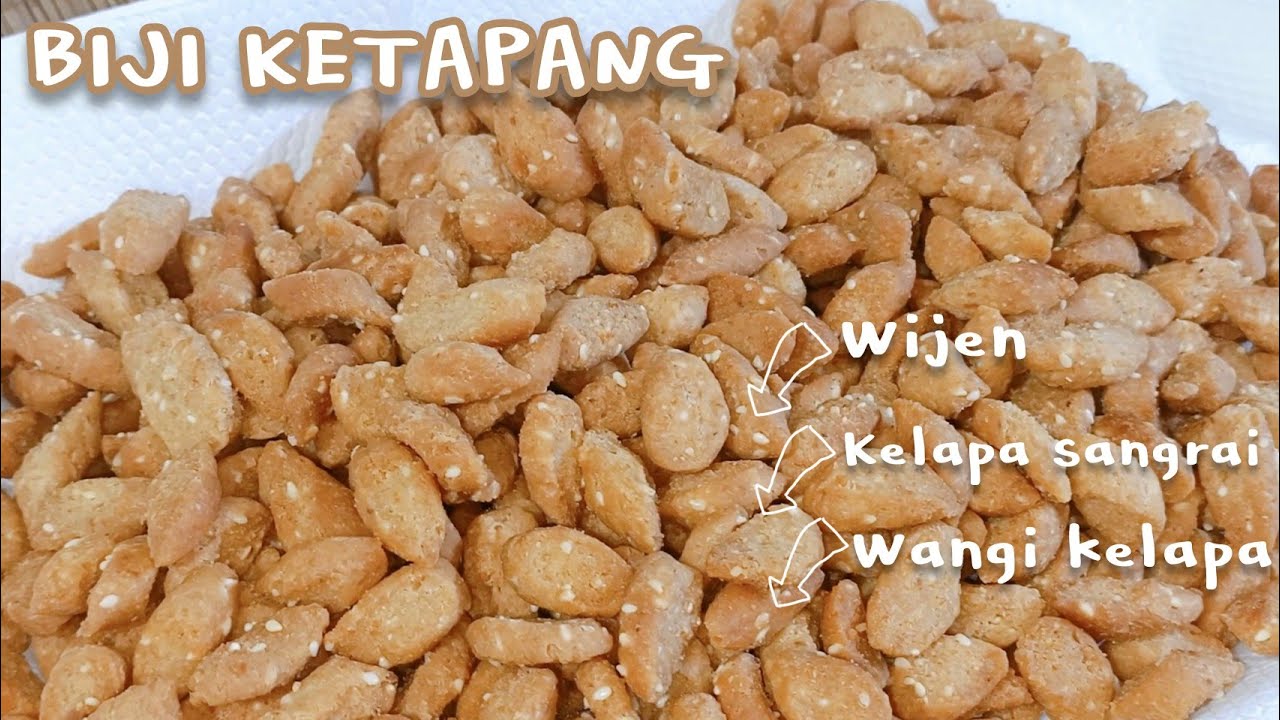 MEMANG HARUS PAKAI KELAPA SANGRAI !! BIJI KETAPANG NYA WANGI GURIH RENYAH SAJIAN HARI RAYA