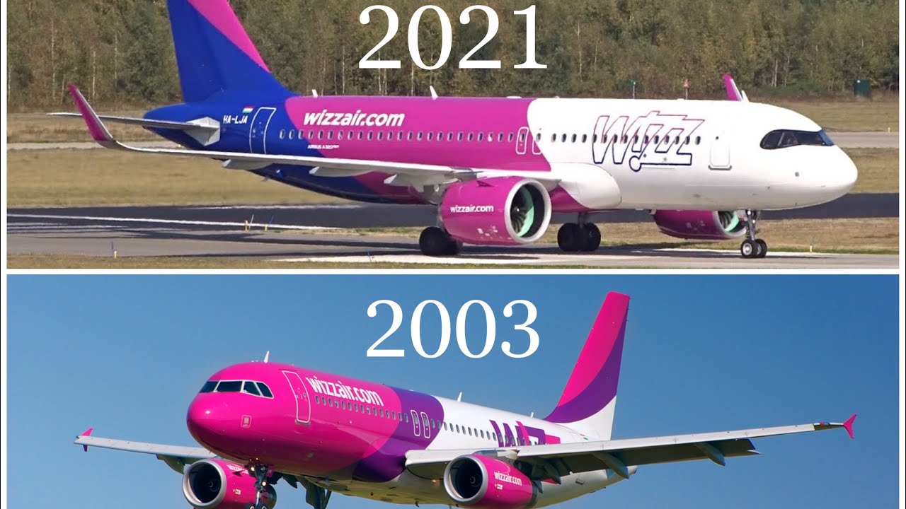 Wizzair a320,a321 2003-2021