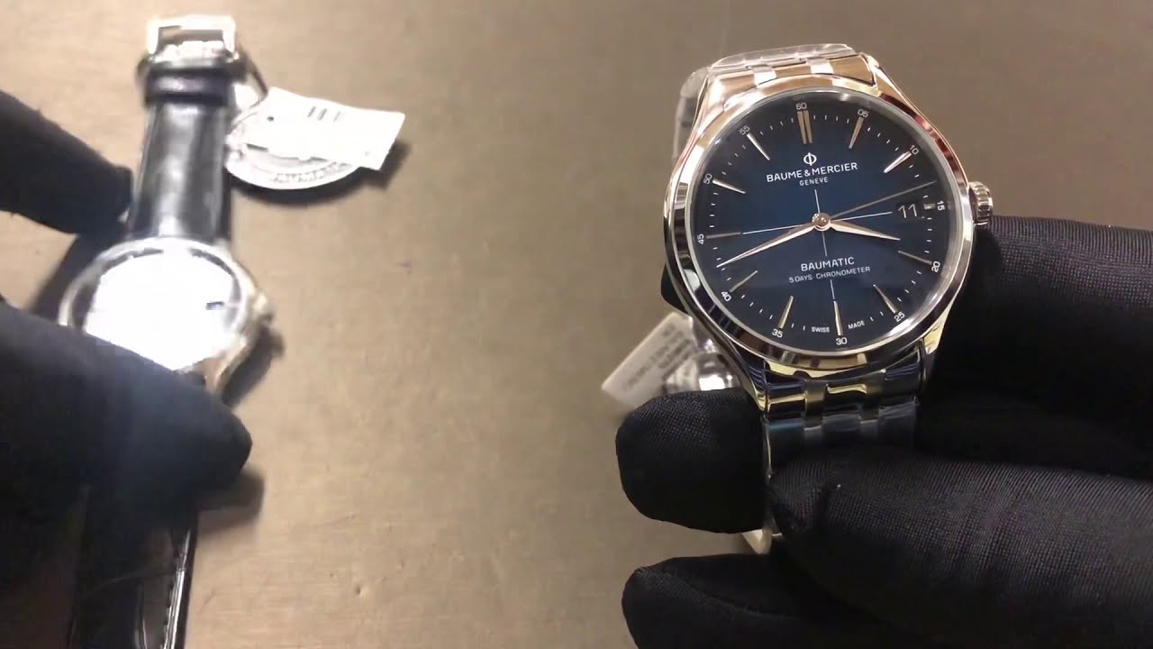 Baume et Mercier Clifton Baumatic m0a10467 vs m0a10468