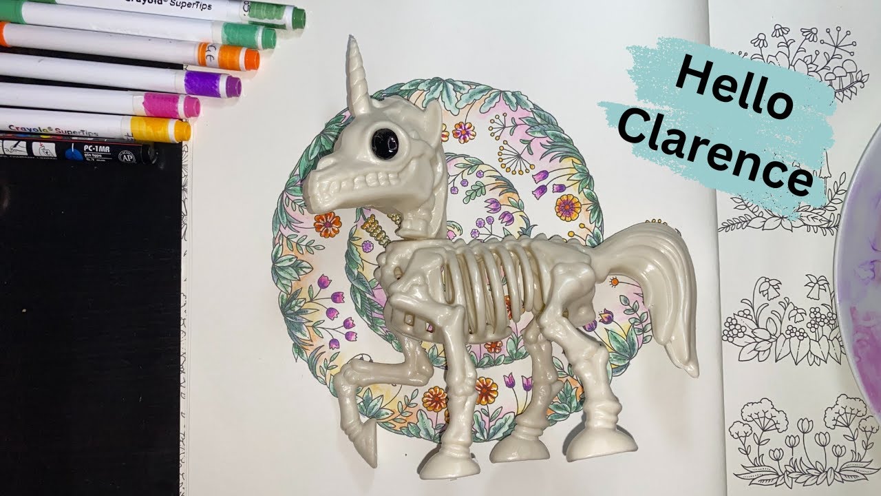 Чудесные полевые цветы 🌸 | Crayola Supertips в стиле акварели | Раскраска Джоанна Басфорд
