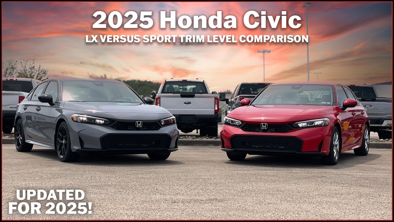 2025 Honda Civic - LX versus Sport Trim Levels | Which Should You Choose?