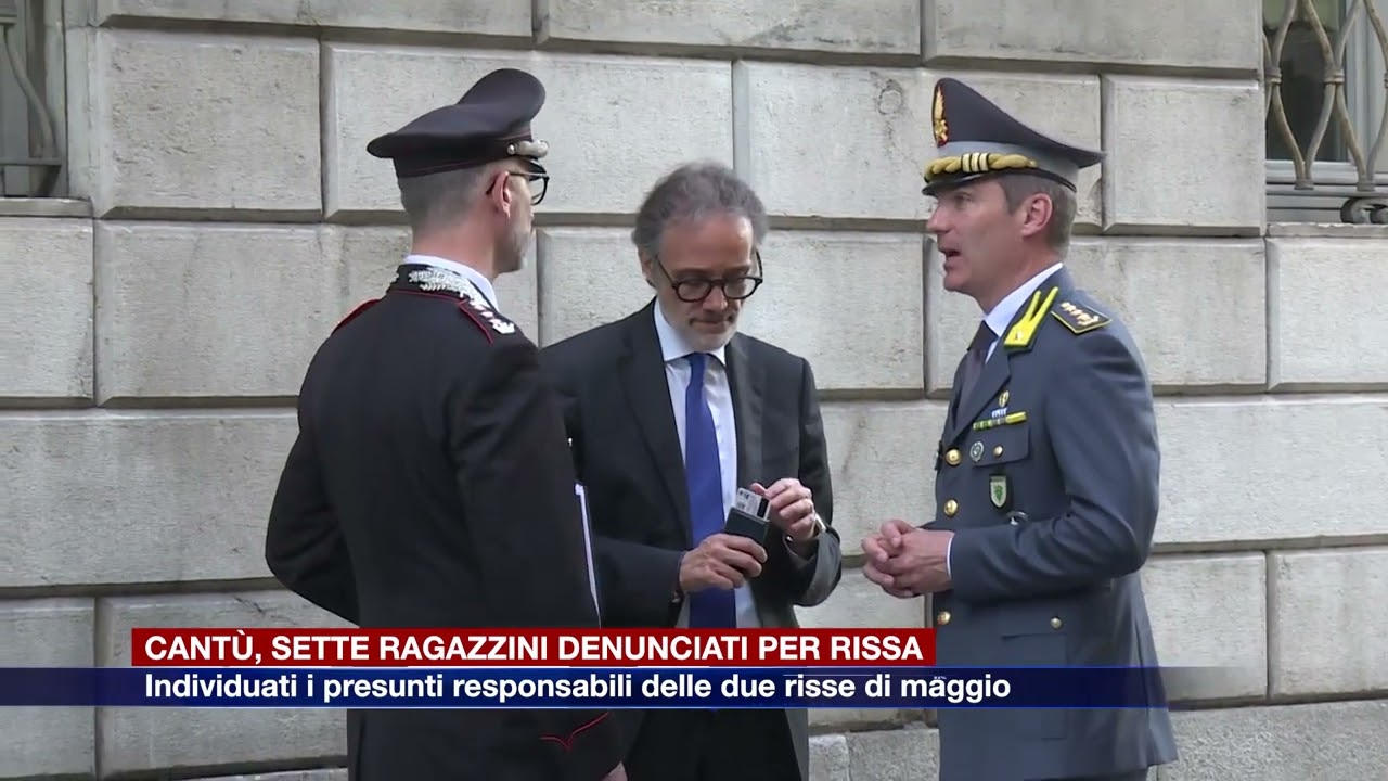 Etg - Risse e feriti a Cant&ugrave;, sette giovanissimi denunciati per le notti di violenza