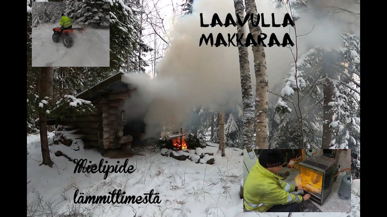 Laavulla makkaraa ja mielipide lämmittimestä
