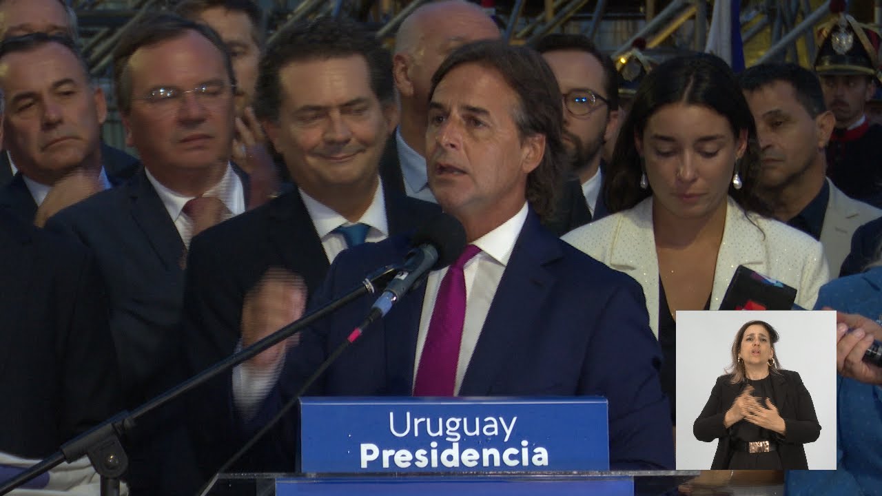 Palabras del presidente de la República, Luis Lacalle Pou
