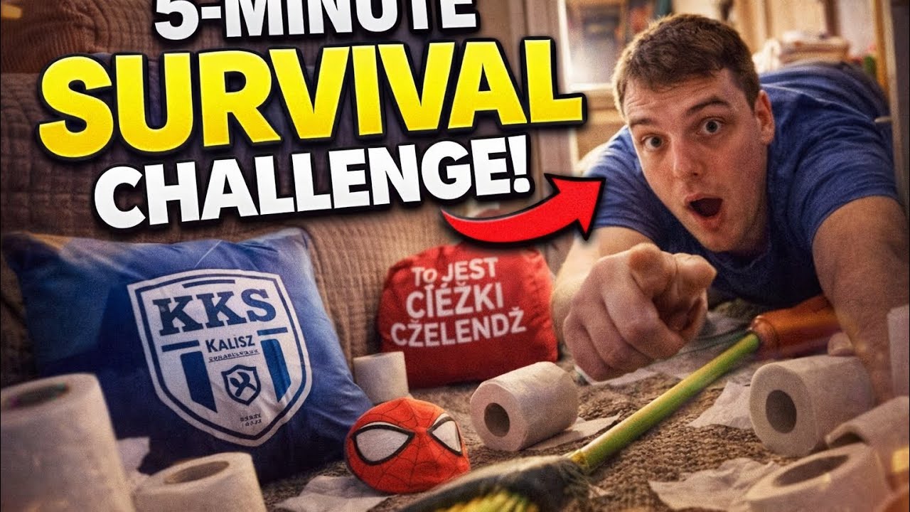 Survival w domu przez 5 minut zaliczony wygrana poduszka KKSu Kalisz .