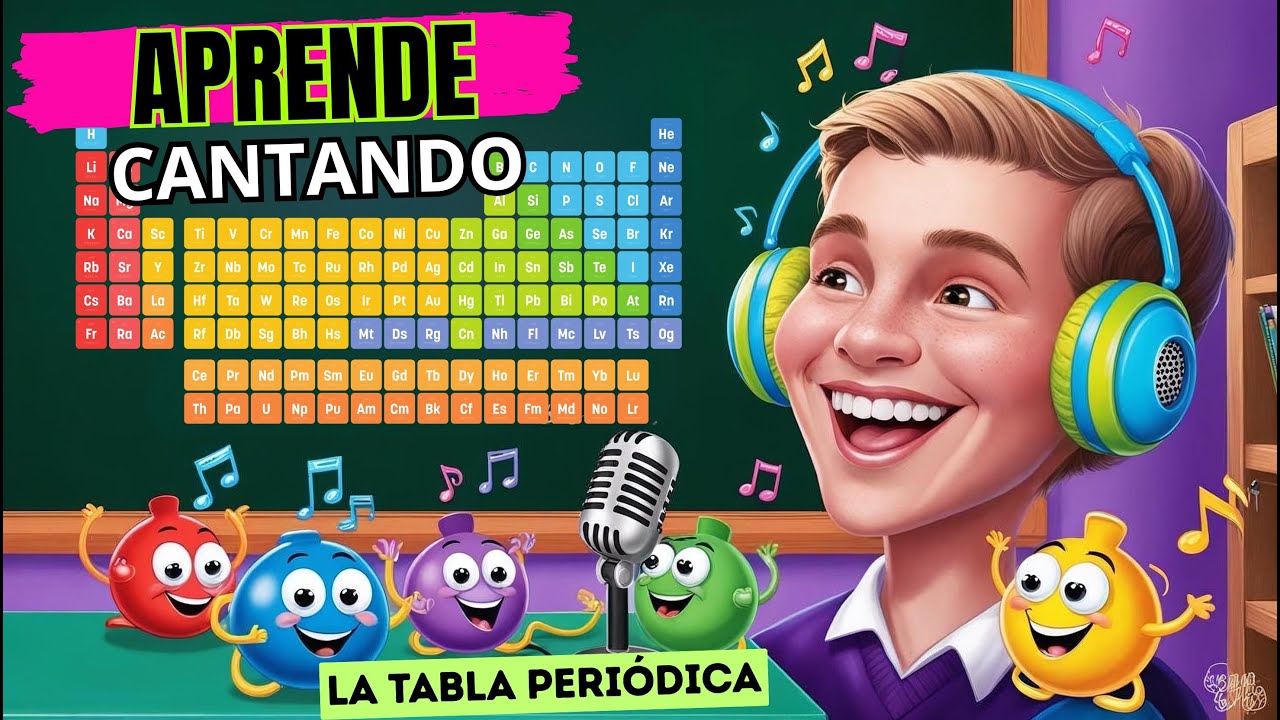 🎧 Canción Educativa de la Tabla Periódica | ¡Los Primeros 14 Elementos! Química Divertida