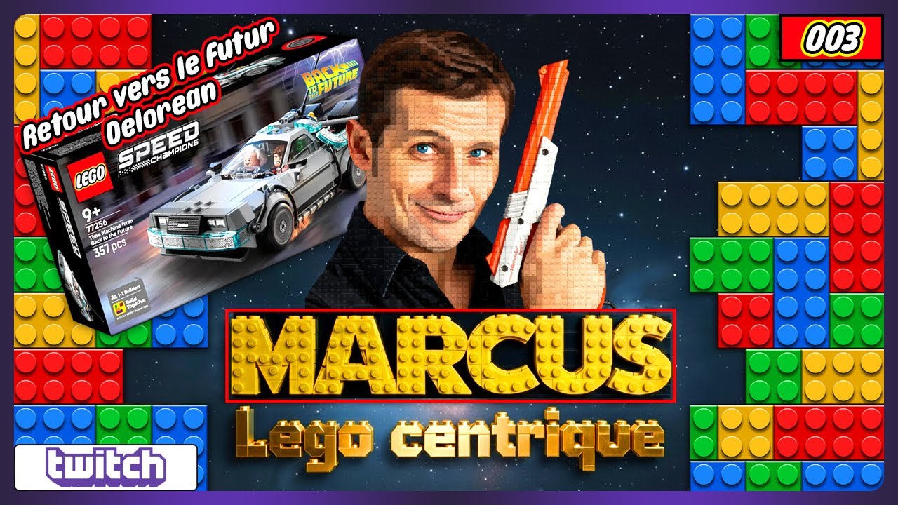 Marcus LEGO Centrique n°003 : La Delorean de Retour vers le Futur !