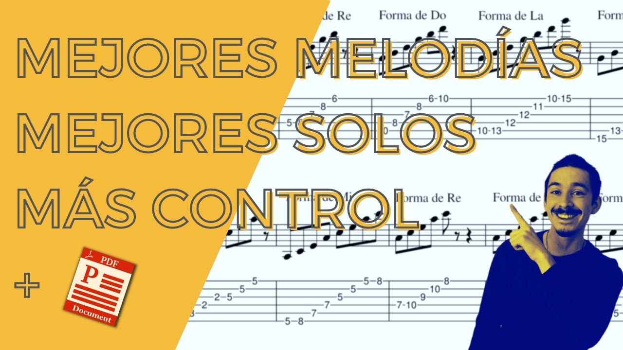 ARPEGIOS del sistema CAGED, para entender el mástil de la guitarra