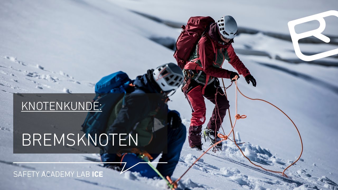 Schmetterlingsknoten, Ballonknoten, Sackstich: Bremsknoten Hochtouren - Tutorial (8/18) | LAB ICE