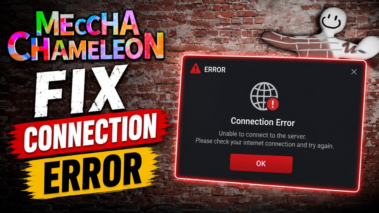 How to FIX MECCHA CHAMELEON Connection Error / Server Error!