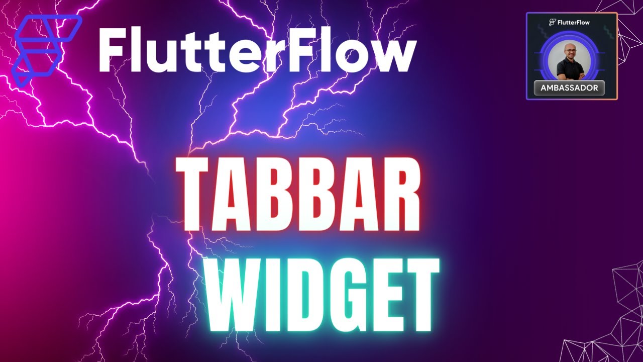 FlutterFlow TUTORIEL : TabBar Widget