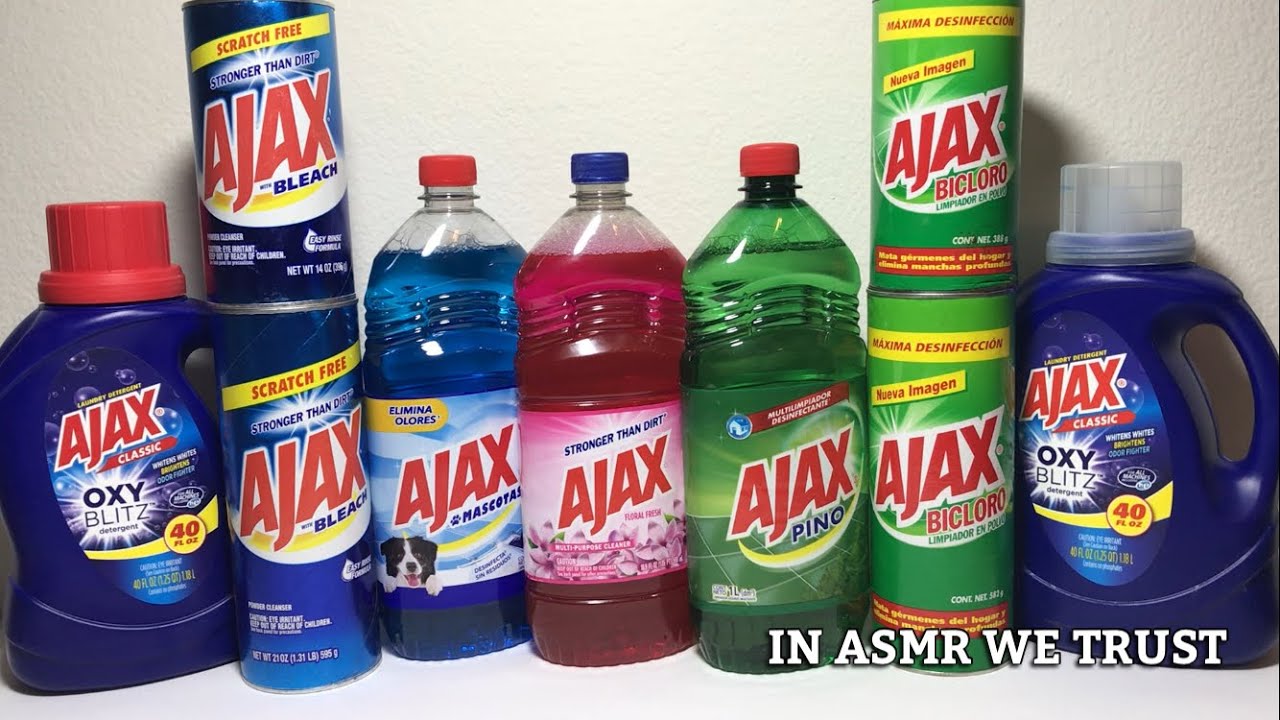 Ajax Everything Overload: Bleach, Bicloro, Pino, Mascotas, & Oxy Blitz | ASMR Oddly Satisfying Video