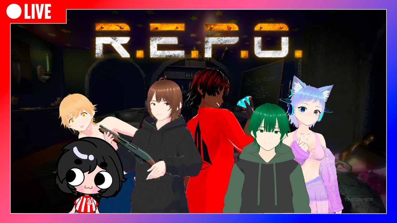 SOBREVIVENDO (OU NÃO) EM R.E.P.O. COM VTUBERS | LIVE 700 INSCRITOS