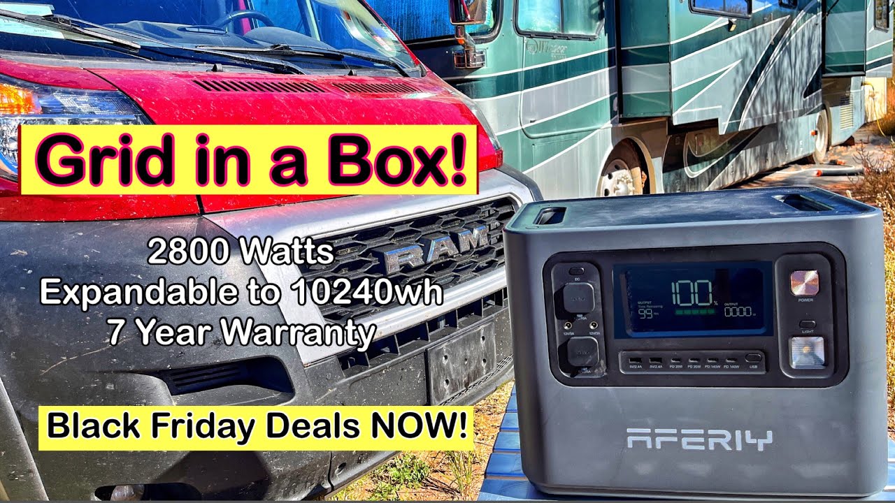 Новый портативный блок питания AFERIY P280 мощностью 2800 Вт