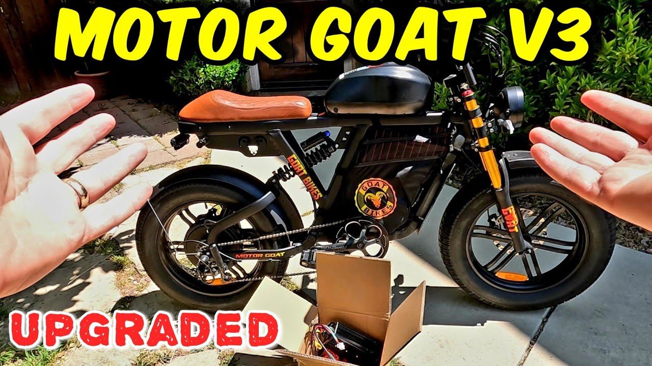 Scary Fast!!  I upgraded my Motor Goat V3  60V Ebike
