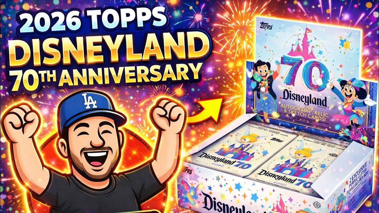 🚨DISNEYLAND EXCLUSIVE BOX🚨EARLY RELEASE 2026 TOPPS DISNEYLAND 70th ANNIVERSARY 