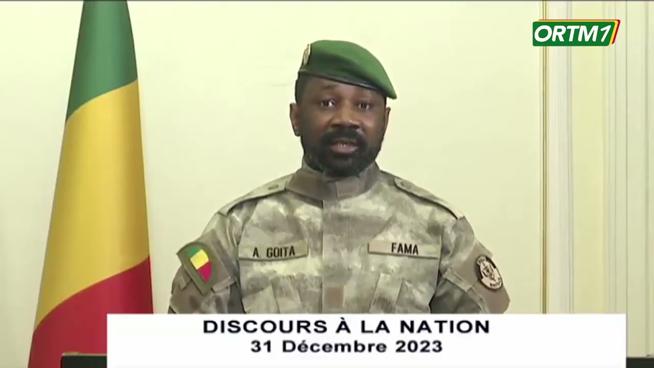 Koulouba | Discours à la #nation du président de la Transition Col. Assimi GOÏTA du 31 Décembre 2023