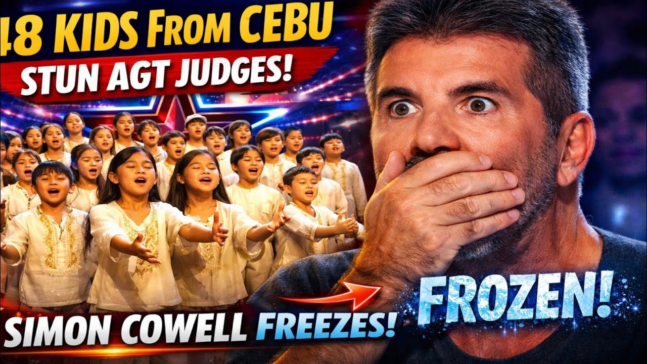 “48 Filipino Kids From Cebu Shock AGT Judges | Simon Cowell Stunned & Theatre Falls Silent”