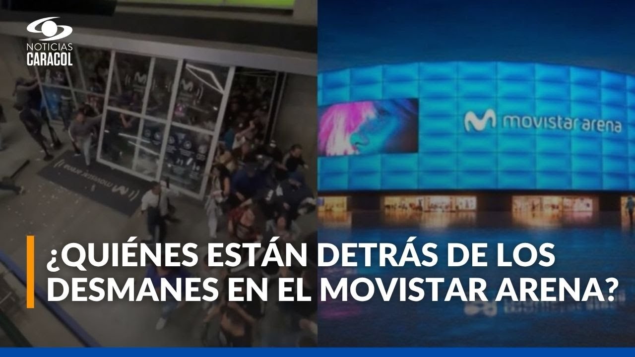 Autoridades en Bogotá investigan a los responsables de desmanes en el Movistar Arena