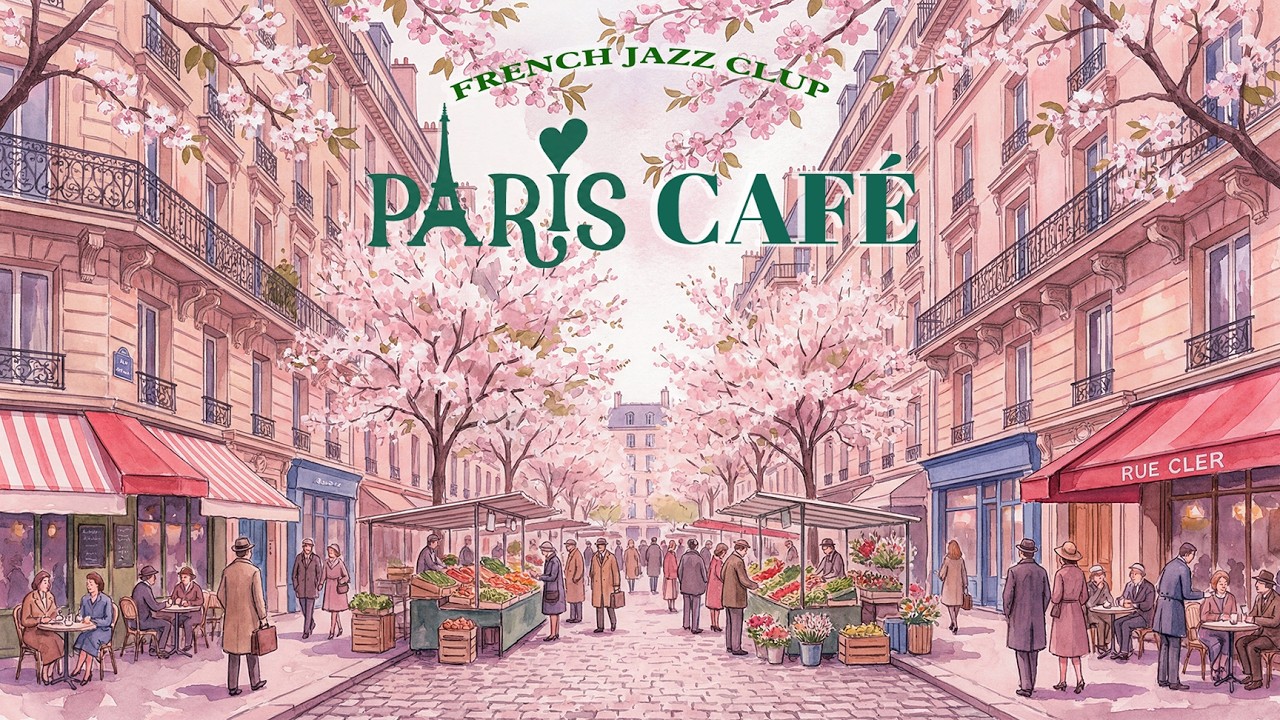 Relaxing Jazz Music 2026 ☕ Smooth Movie Jazz for Study, Work, Focus & Chill | 𝐏𝐀𝐑𝐈𝐒 𝐂𝐀𝐅𝐄́ 🗼