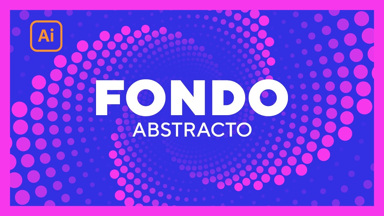 Cómo CREAR un fondo ABSTRACTO | PUNTOS | Adobe ILLUSTRATOR Tutorial | PRINCIPIANTES