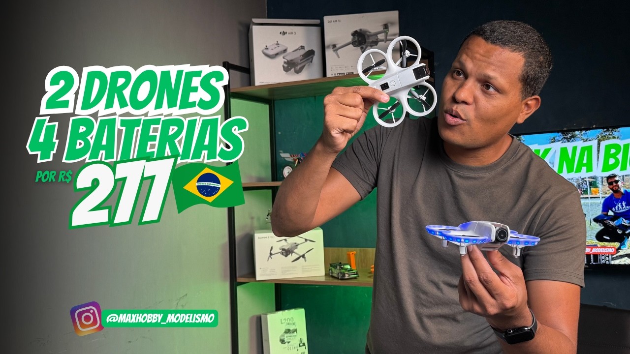 Comprei 2 drones por R$277! Teste completo do DLI Neo Vale a pena?