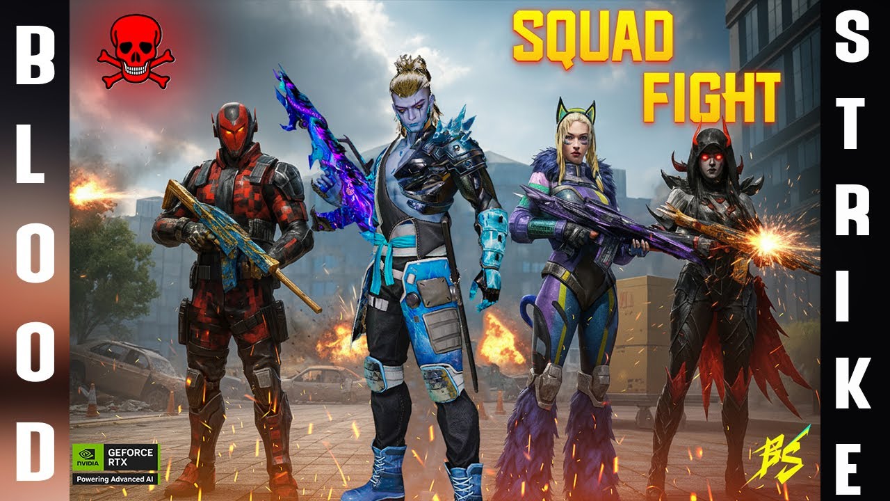 Лучший способ снять стресс во время боя с монстрами — это челлендж #bloodstrike #bloodstrikeclips