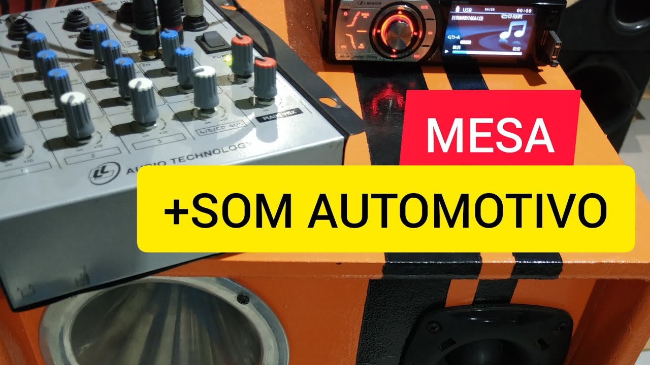 MESA DE SOM 110v EM SOM AUTOMOTIVO? #RESOLVIDO TfTSound