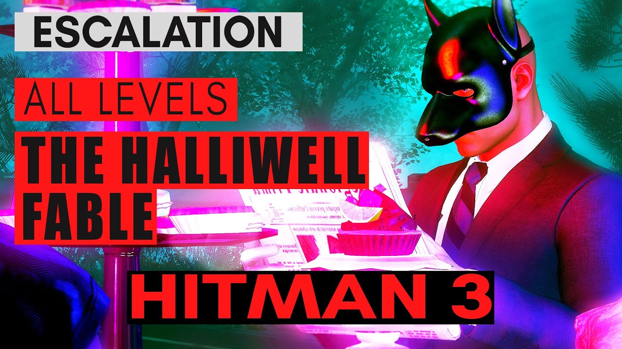HITMAN 3 - The Halliwell Fable | (1m23s, 1m08s, 44s) The Big, Bad Wolf Suit -  Escalation Speedrun