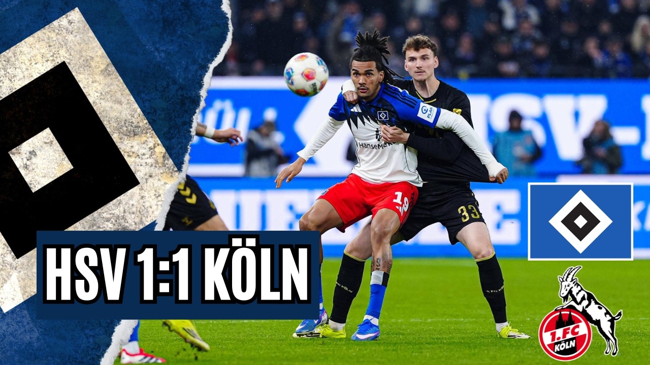 HSV 1:1 FC Köln! BUNDESLIGA TOP SPIEL zum EINSCHLAFEN! DOWNS RAGE TALK!