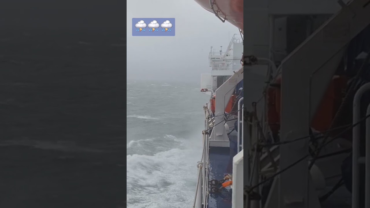 Windy Crossing On The Irish Sea #ferry #irishsea #seafarer