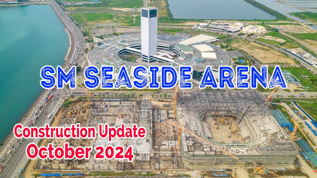 CLOSER LOOK‼️Cebu's Largest Indoor Arena - SM SEASIDE ARENA - Construction Update OCT 2024🇵🇭