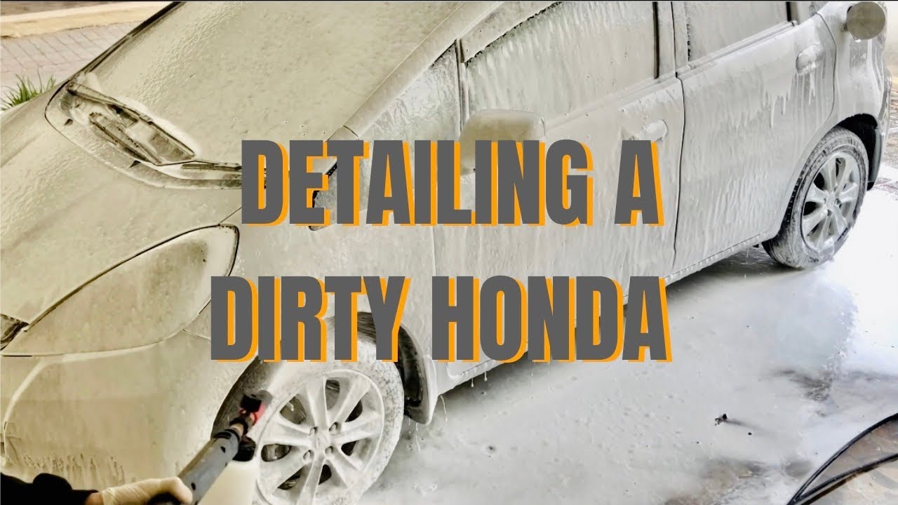 Foam Washing a Dirty Honda - Exterior Detailing