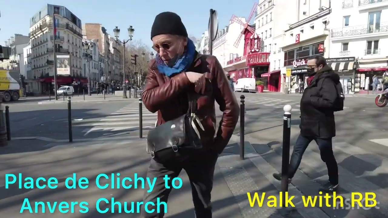 Place de Clichy walking tour with explore France with RB