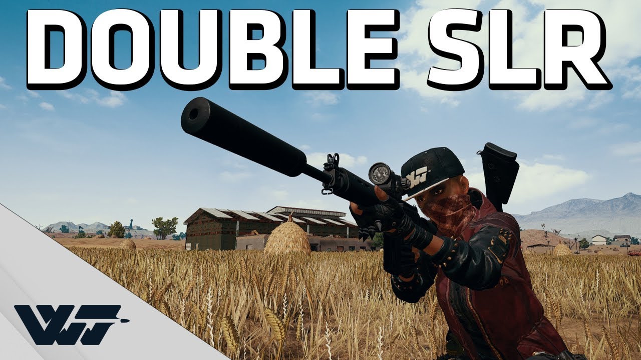 DOUBLE SLR - Gotta love this gun! - PUBG Gameplay